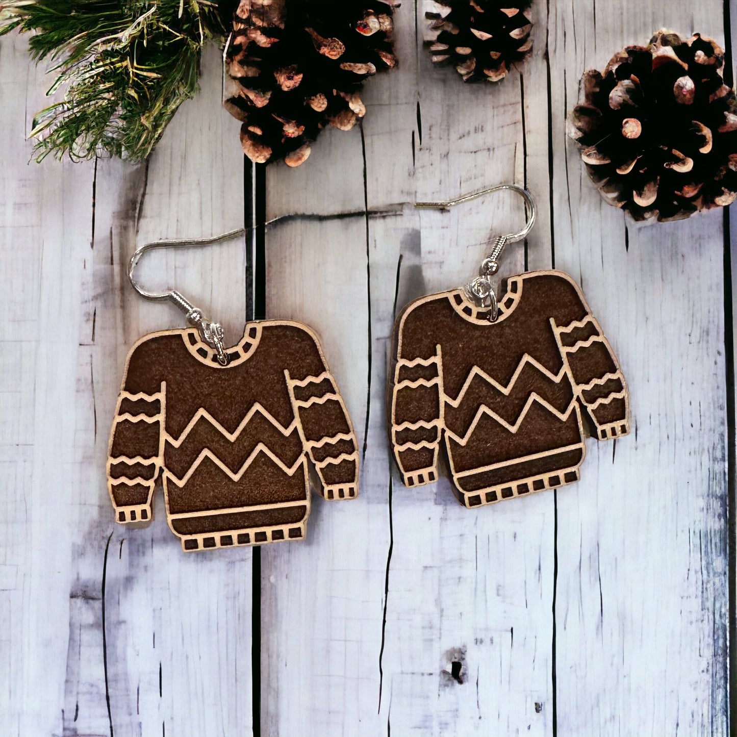 Ugly Christmas Sweater Earrings