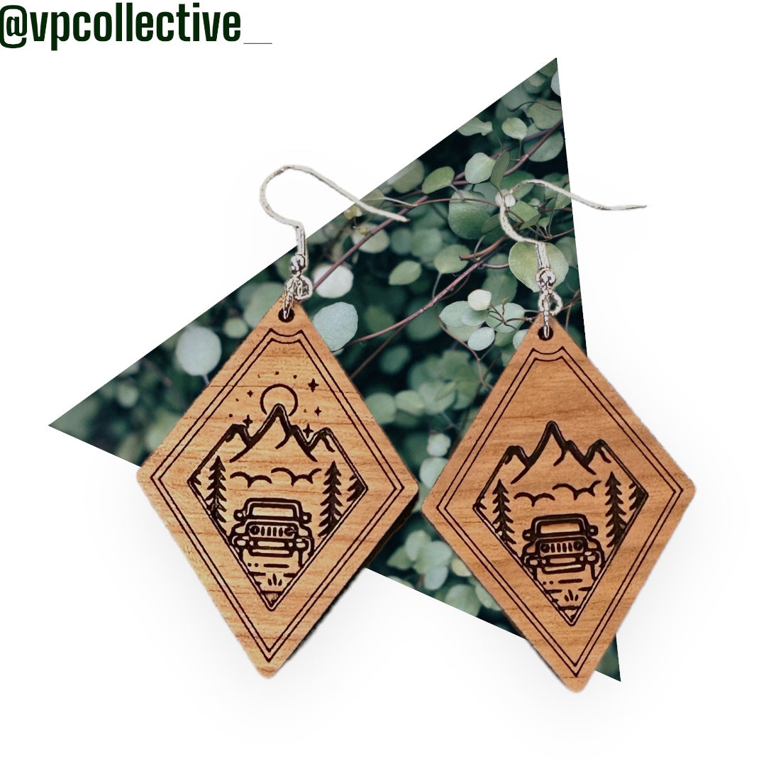 Trail Ride Adventures Earrings
