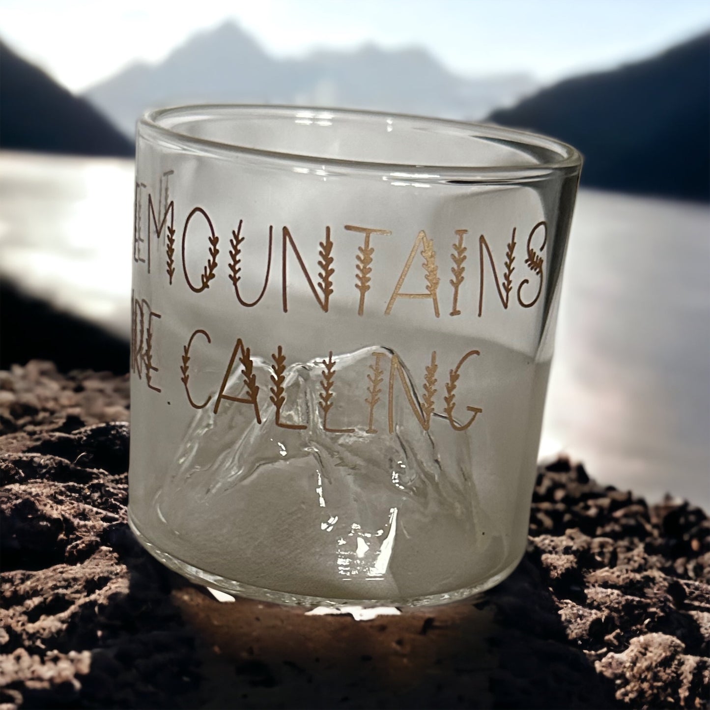 The Mountains Are Calling || Mountain Glass