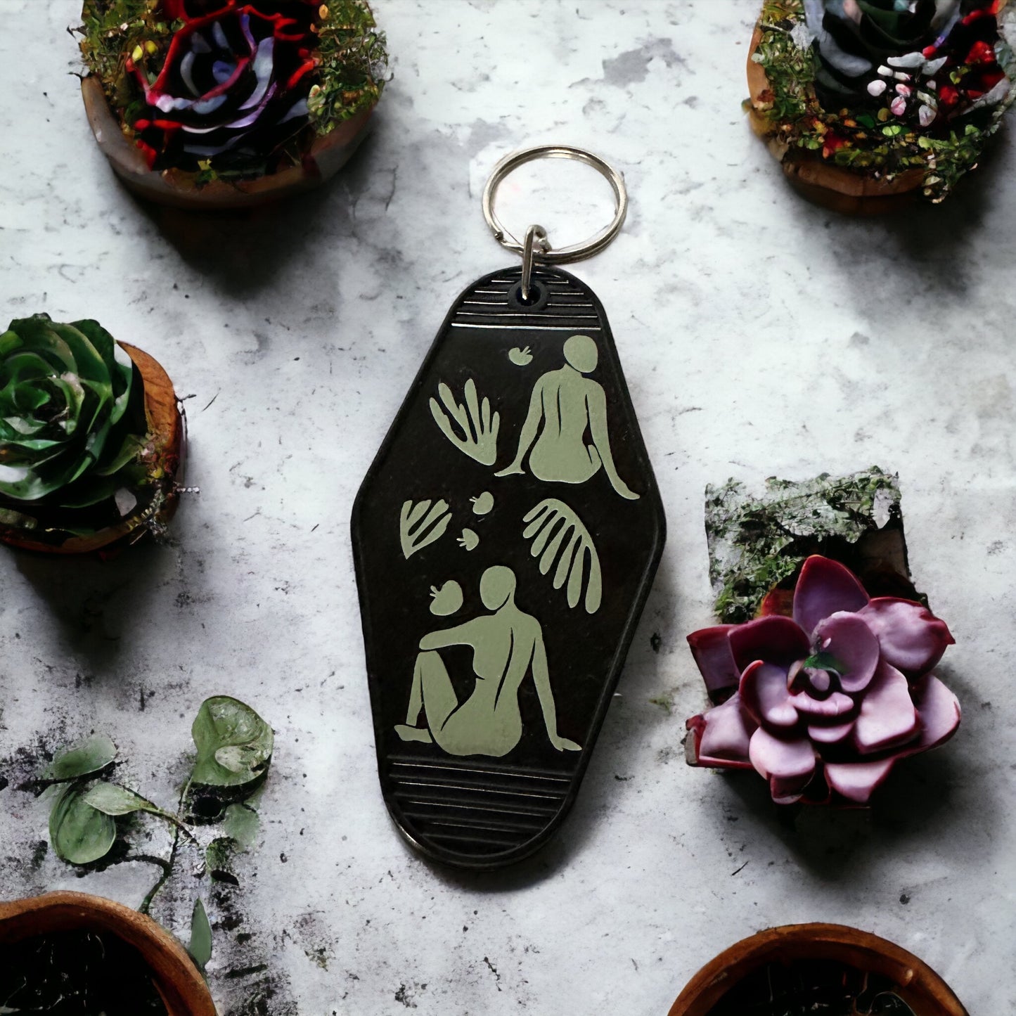 Forest Goddess Keychain
