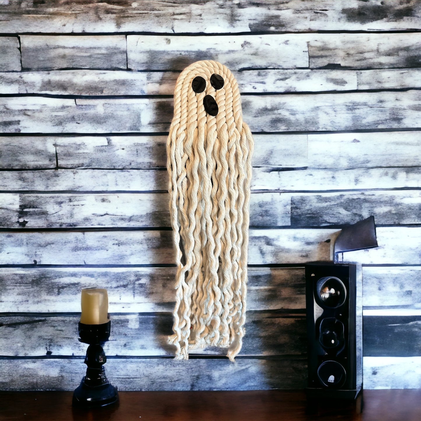 Macrame Ghost Wall Decoration
