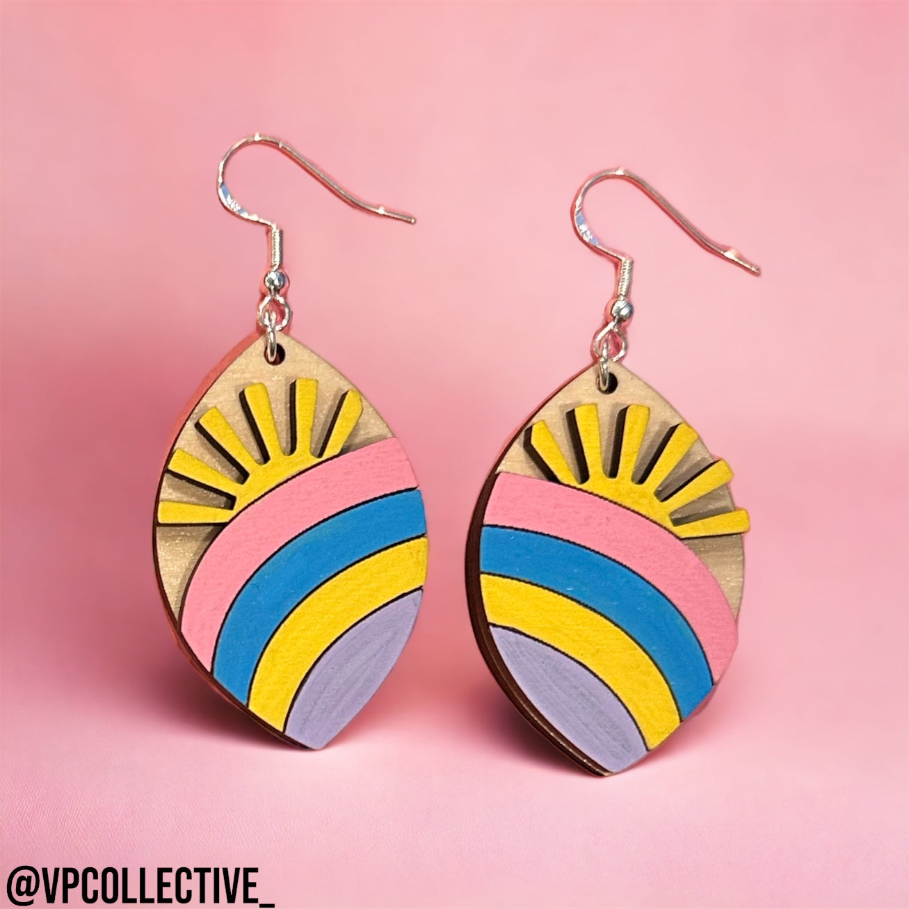 Rainbow Sun Earrings