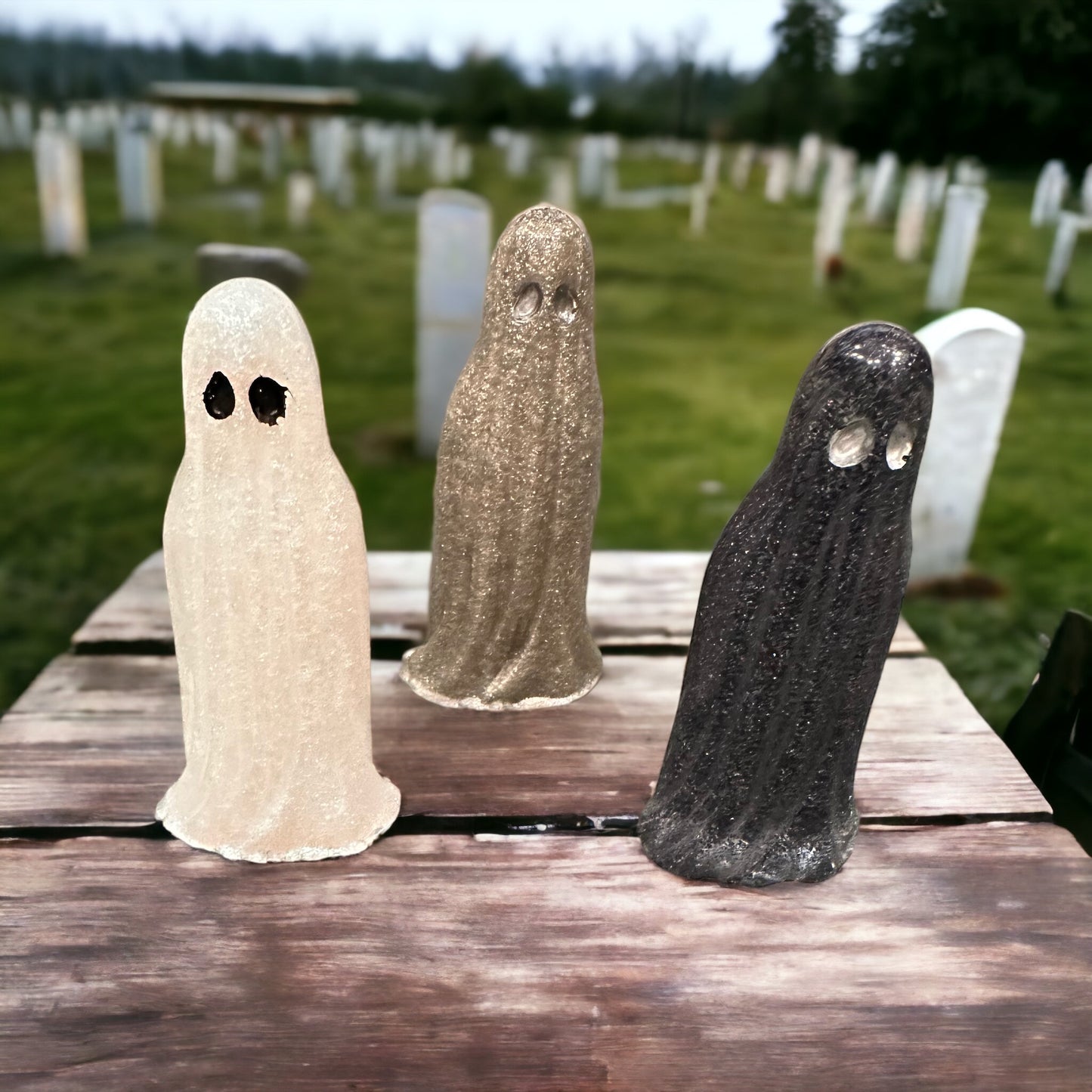 Mini Cathedral Ghost Figurines