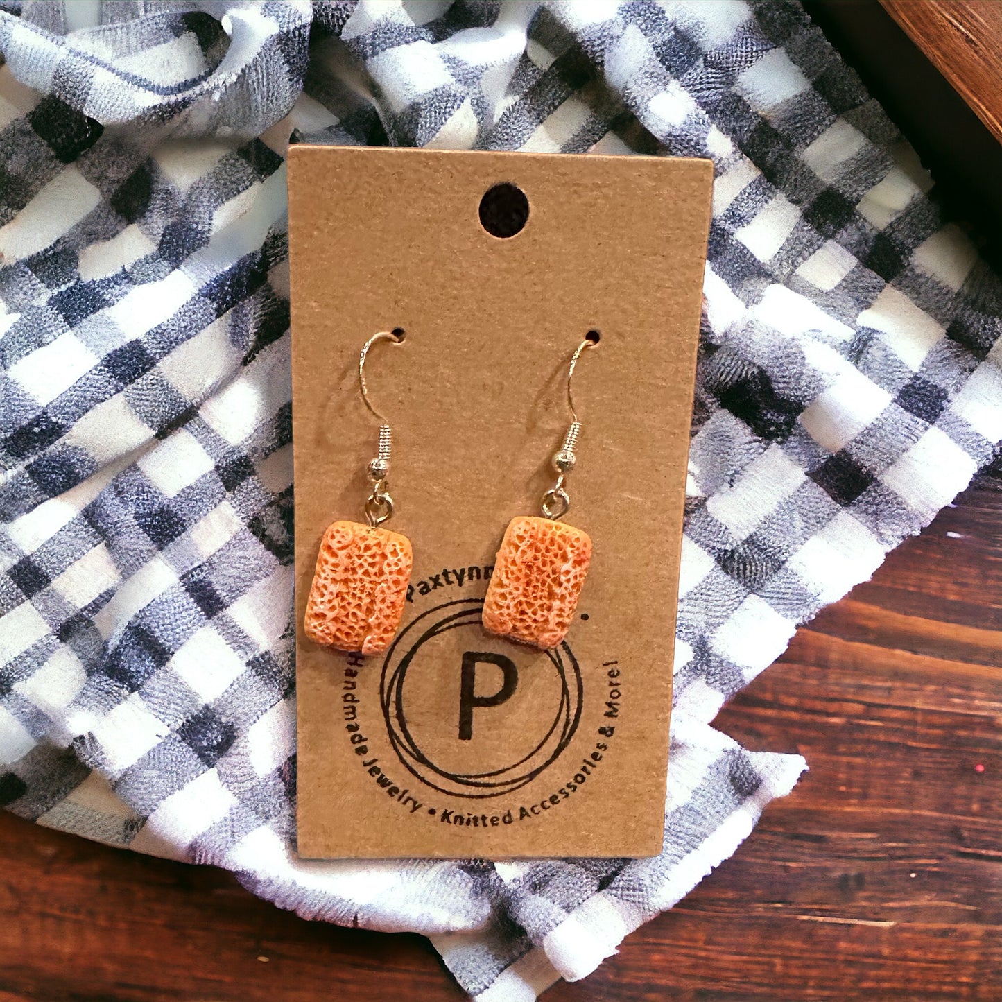 Bread Roll Earrings - Paxtynn & Pals