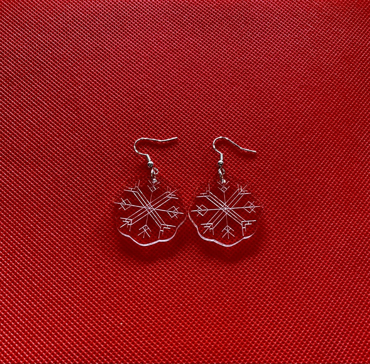 Snowflake Dangle Earrings