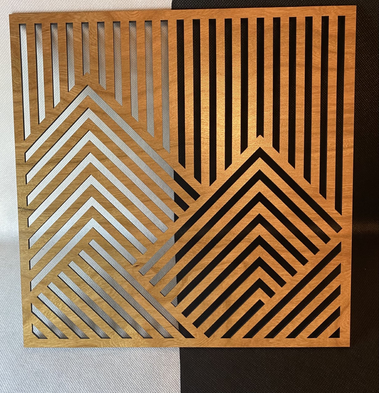 Square Mountain Scene Wall Art