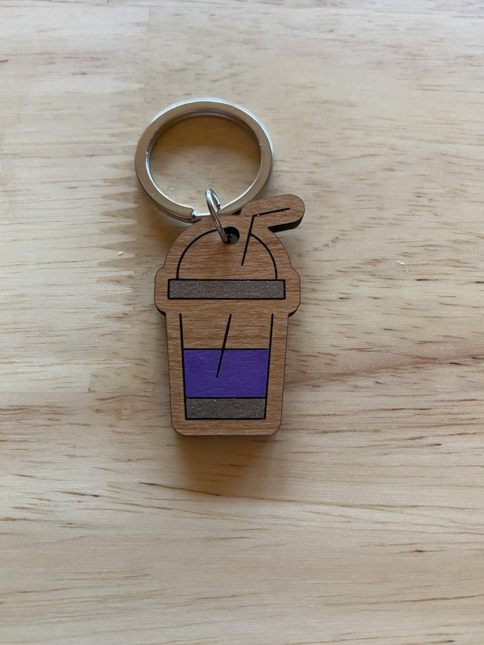 Iced Coffee Keychain