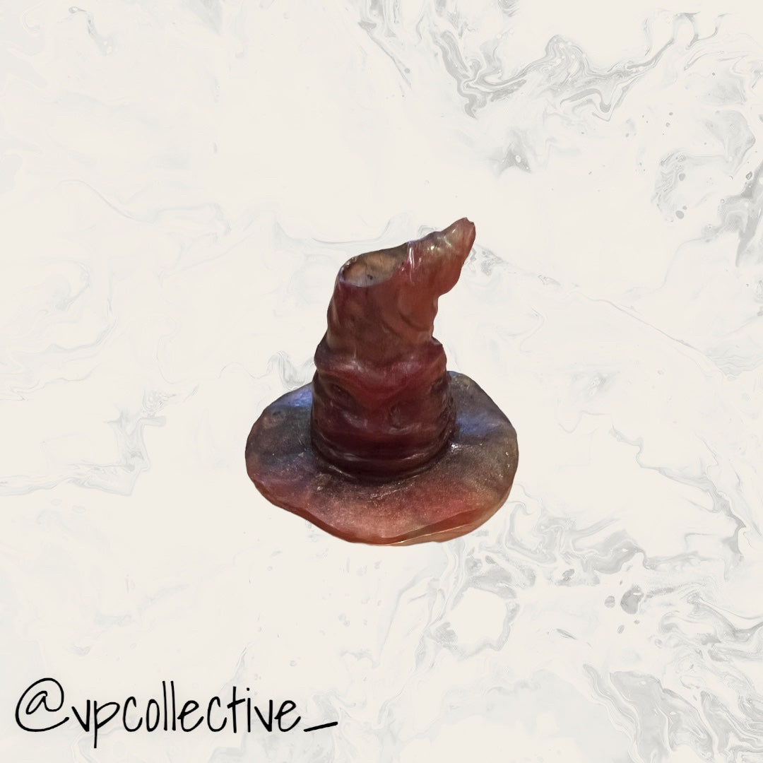 Sorting Hat Straw Topper - Rusty Brown