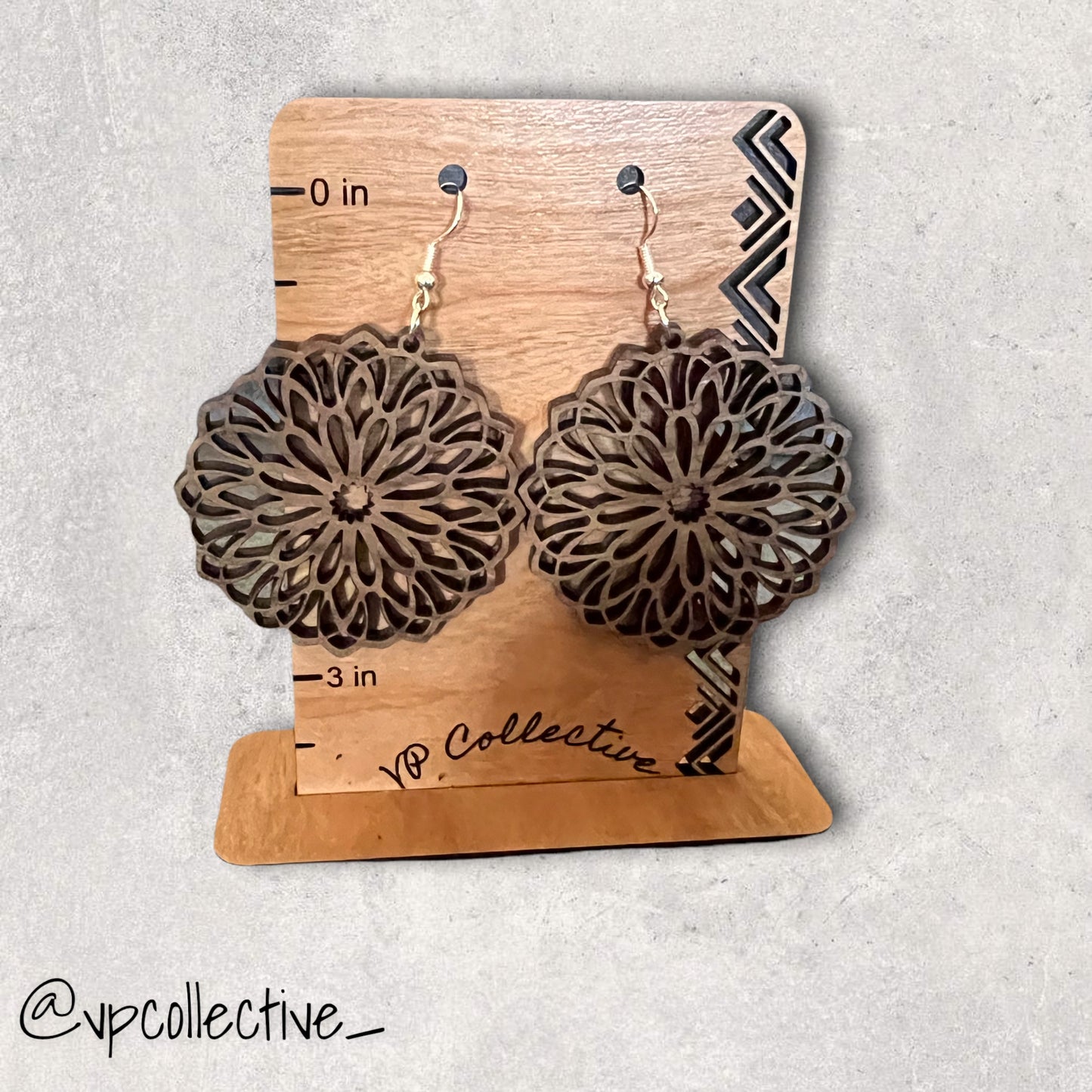 Mandala Dangle Earrings