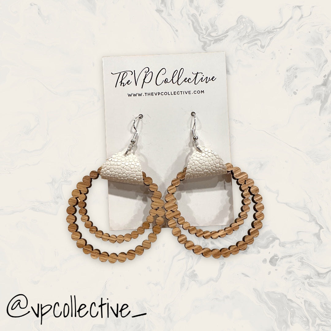 Beaded Hoop Earrings