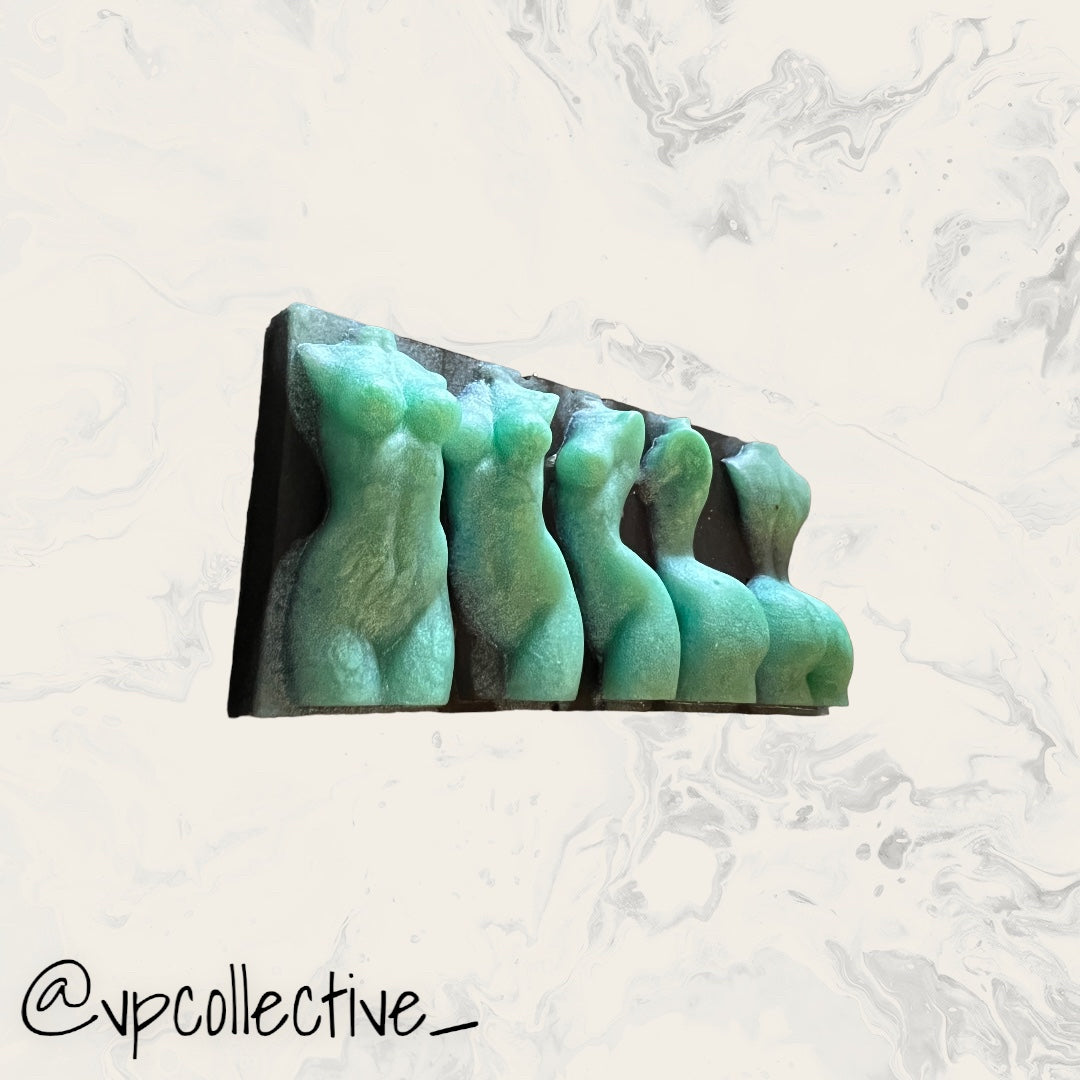 Tiffany Blue Goddess Bust Panel