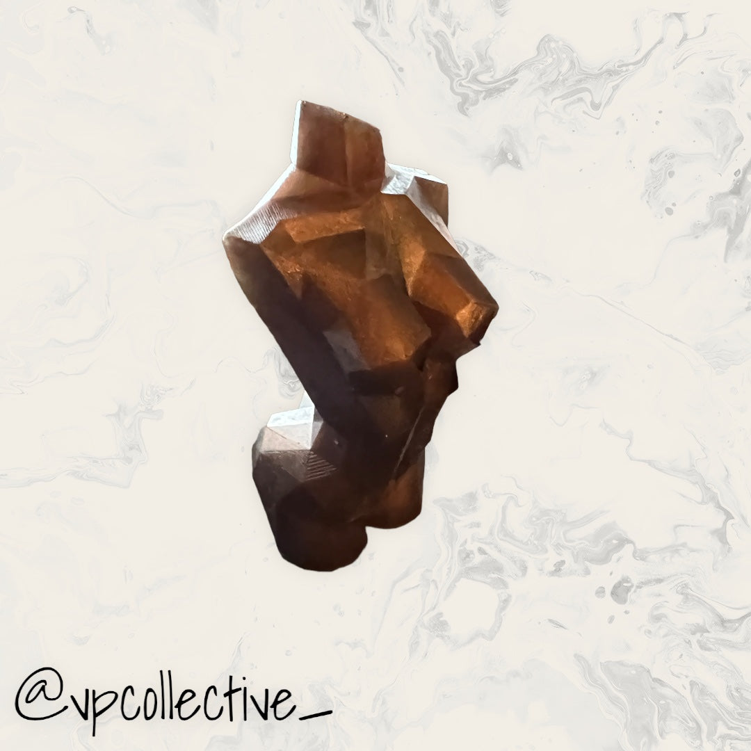 Bronze Faceted Goddess Bust