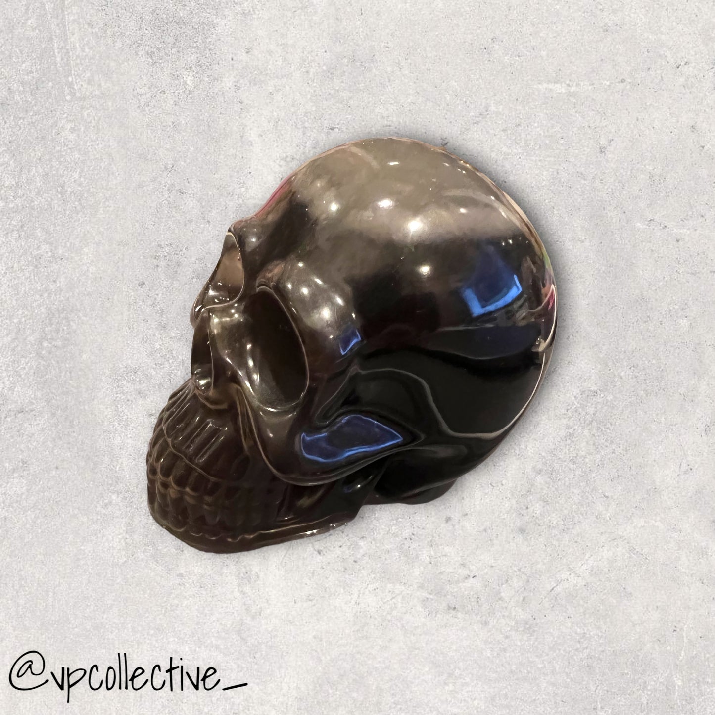 Black With Glow in The Dark Skull