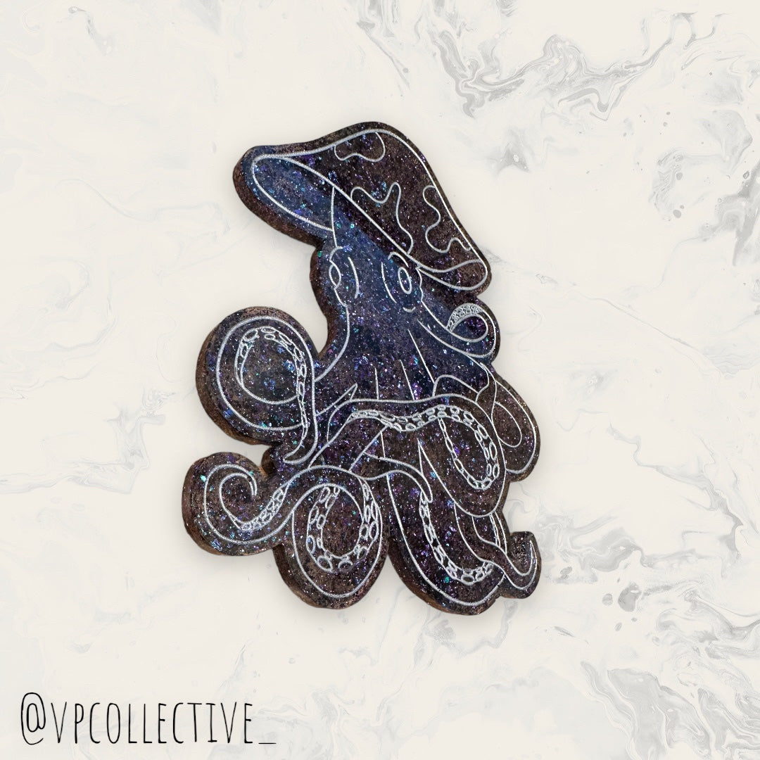 Mushroom Octopus - Deep Space Glitter