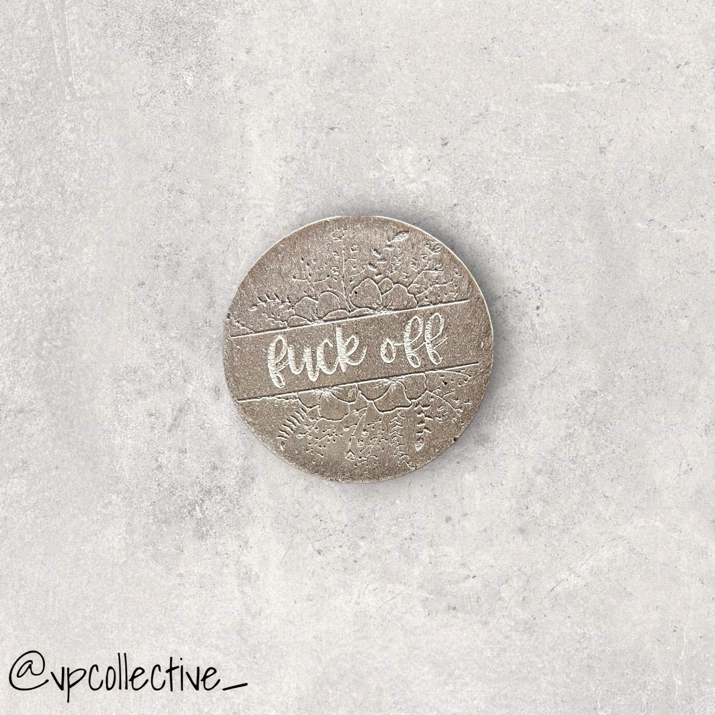 F*ck Off Magnet - Silver Dream