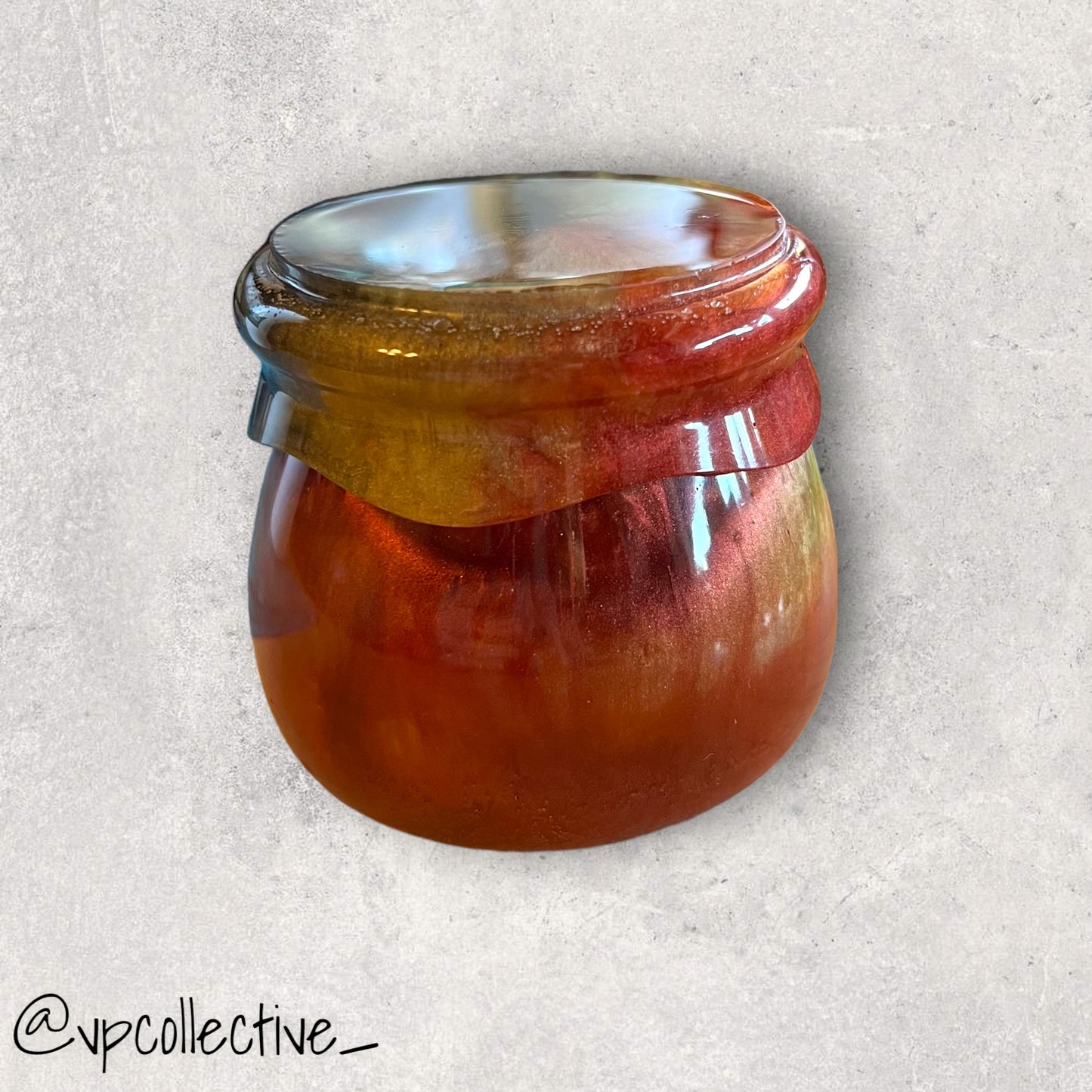 Autumn Leaves - Jar with Threaded Lid