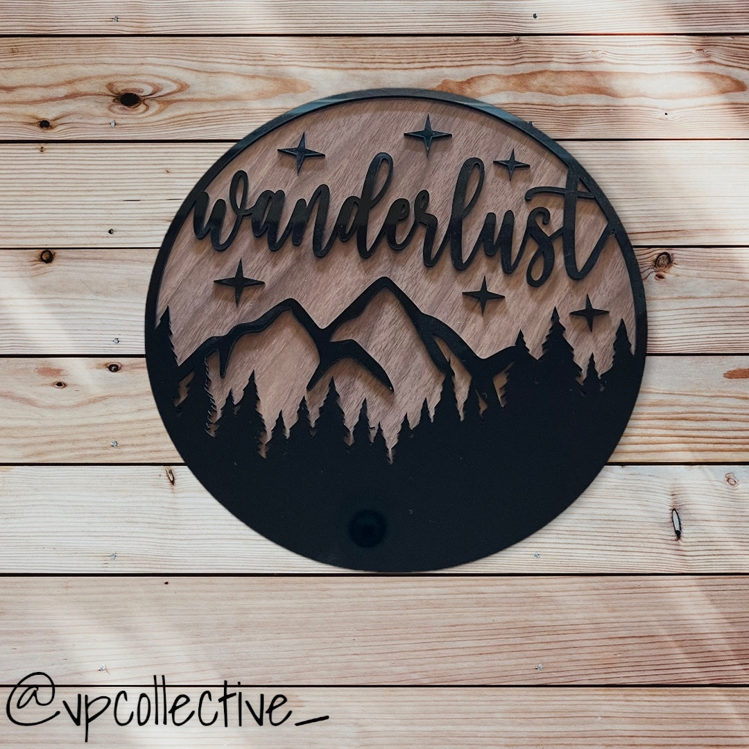 Wanderlust Sign