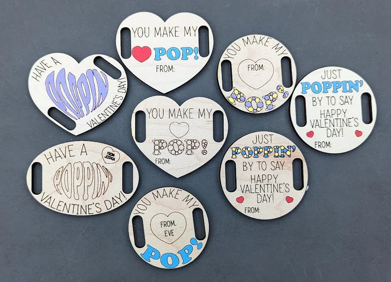 Pop It Bracelet - Children’s Class Valentines