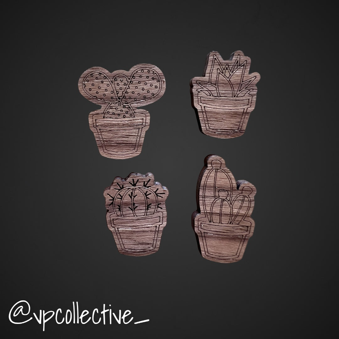 Succulent Magnet Set