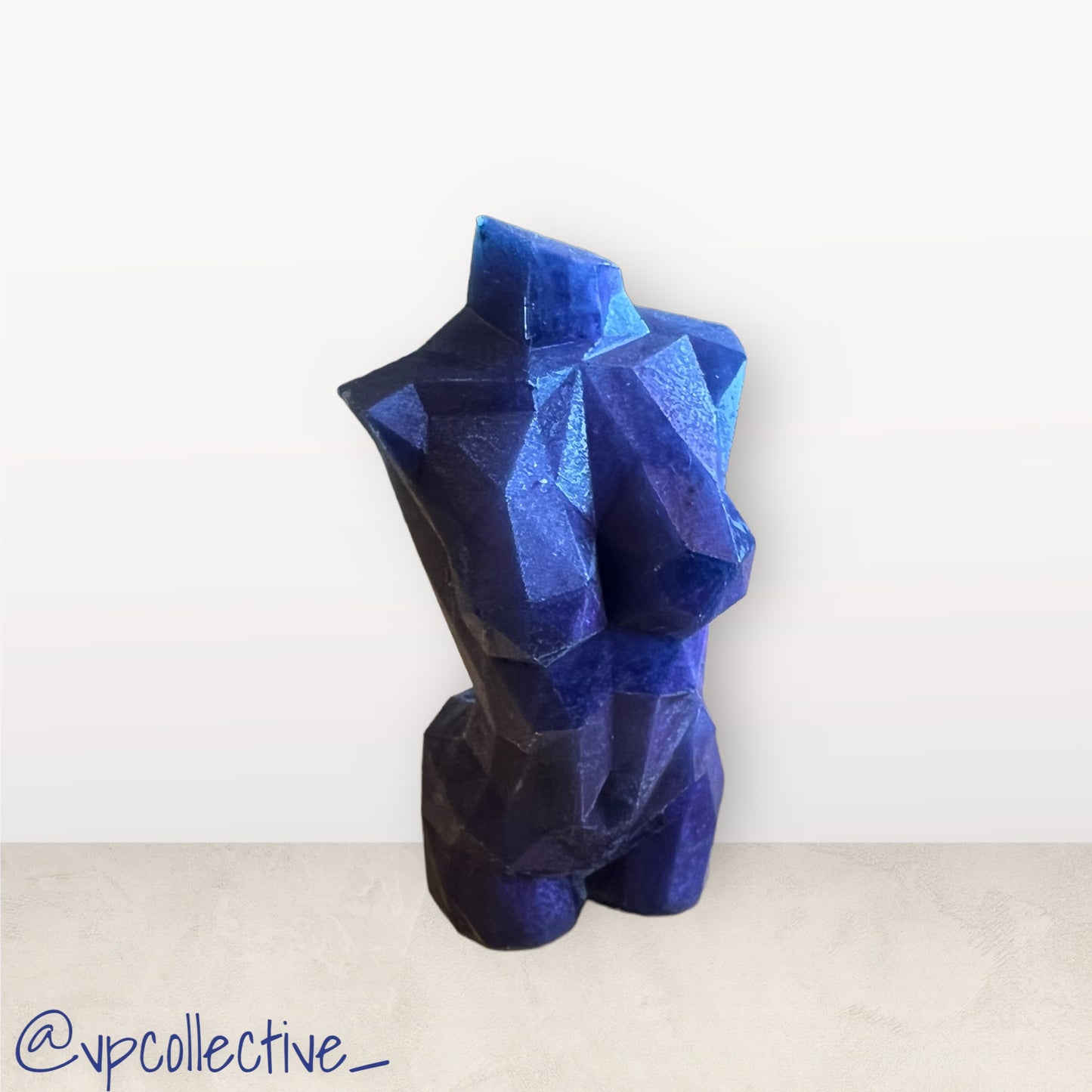 Indigo Dreams Faceted Goddess Bust