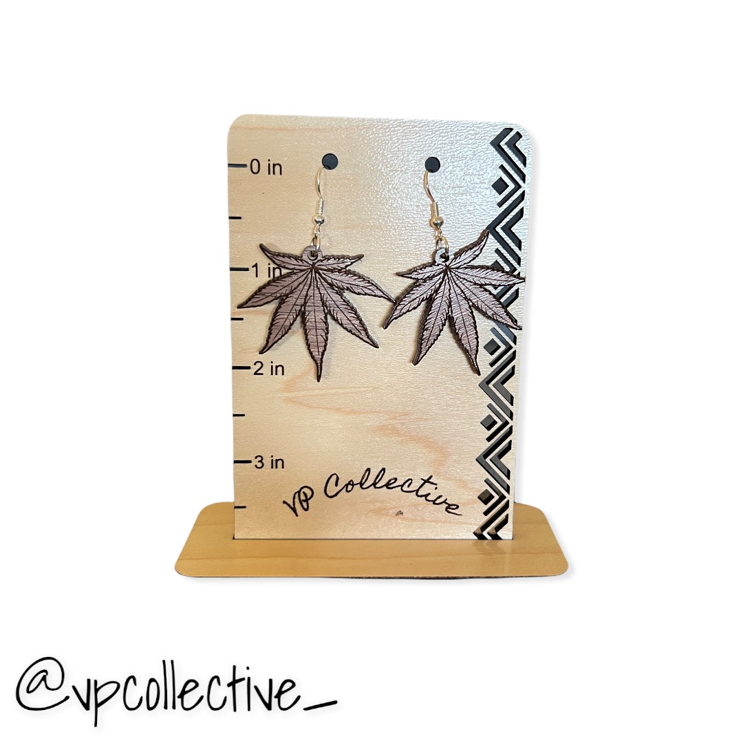 Cannabis Leaf Earrings