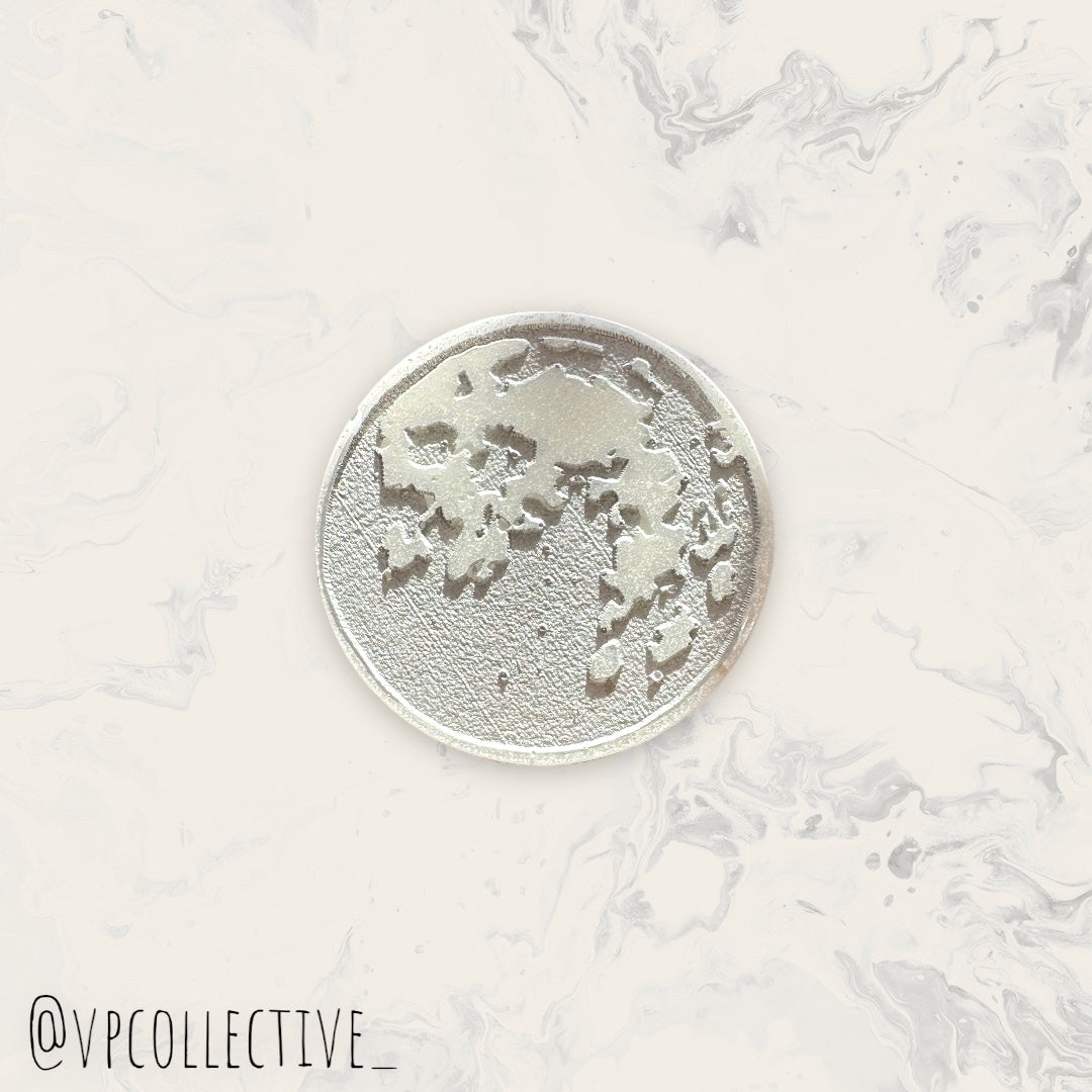 Earths Moon Magnet - Bright Space