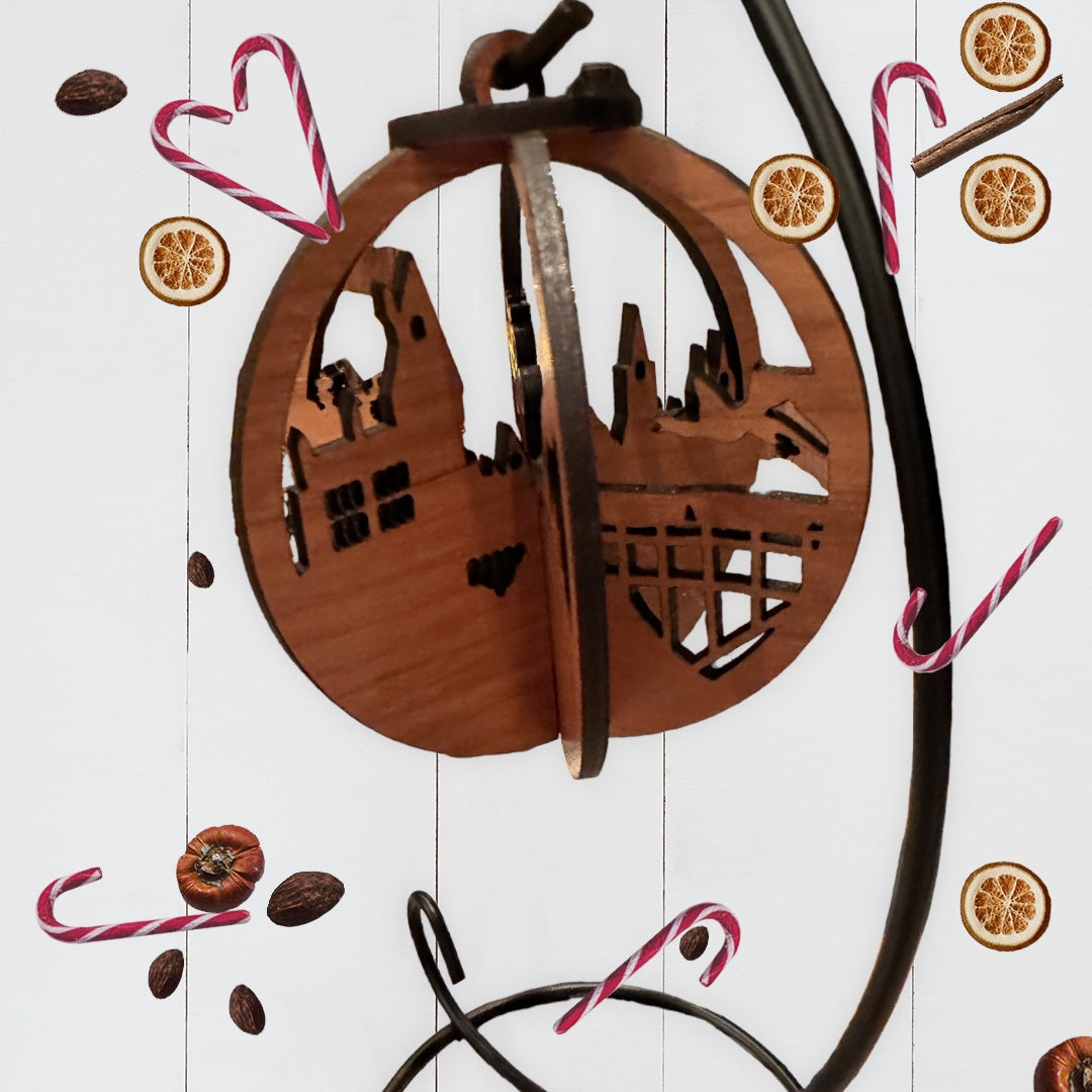 Hogwarts 3D Ornament - Maple