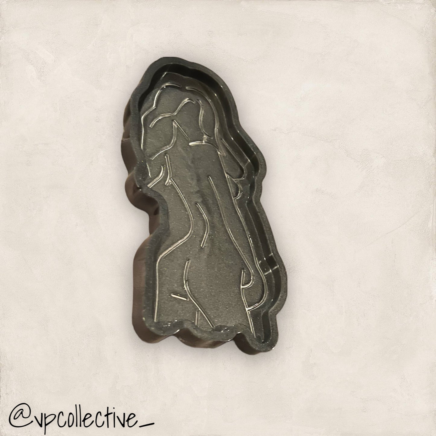 Charcoal Grey Look Over The Shoulder Mini Tray