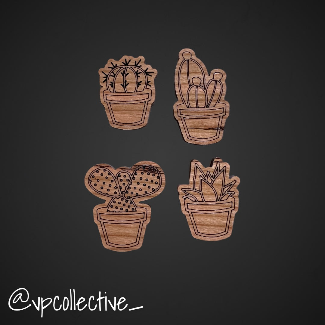 Succulent Magnet Set
