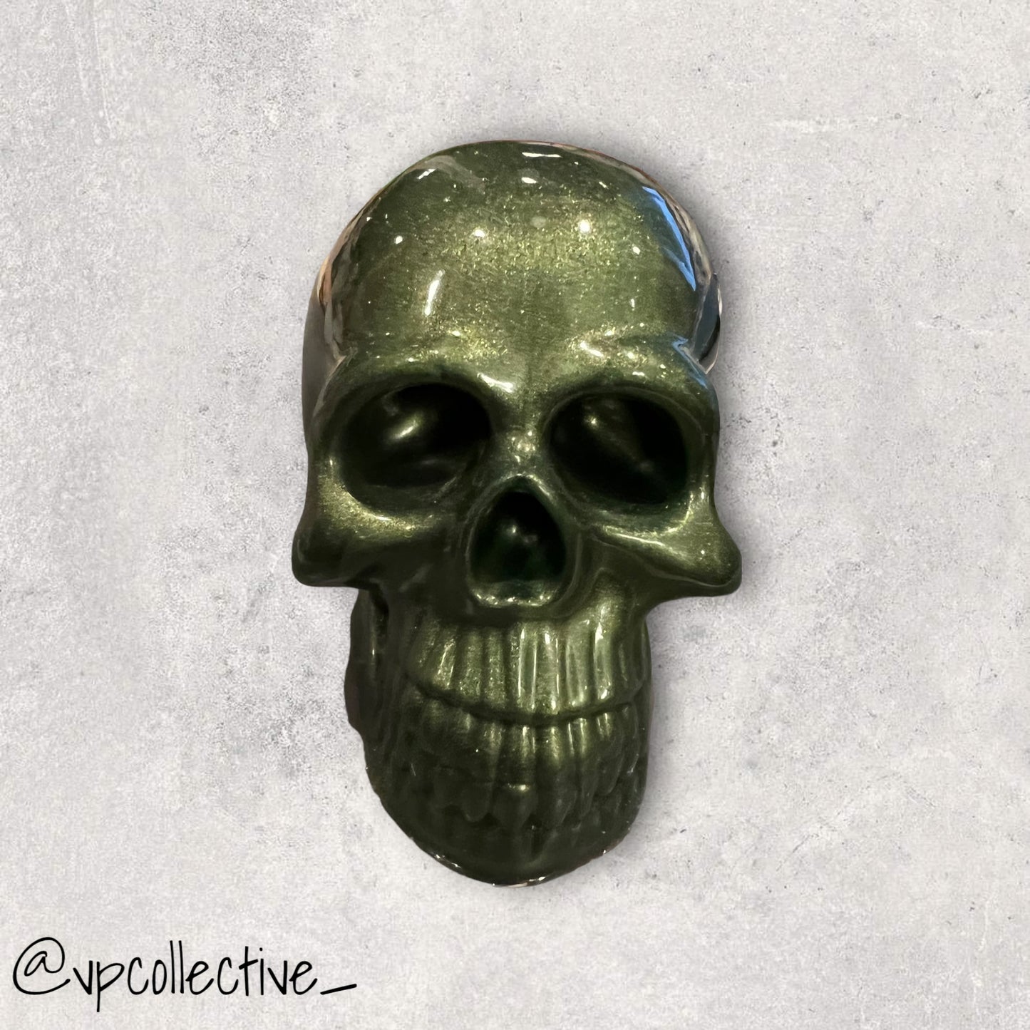 Dark Green Skull