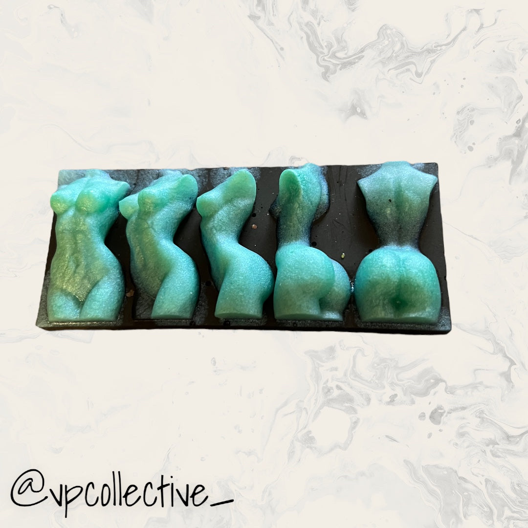 Tiffany Blue Goddess Bust Panel