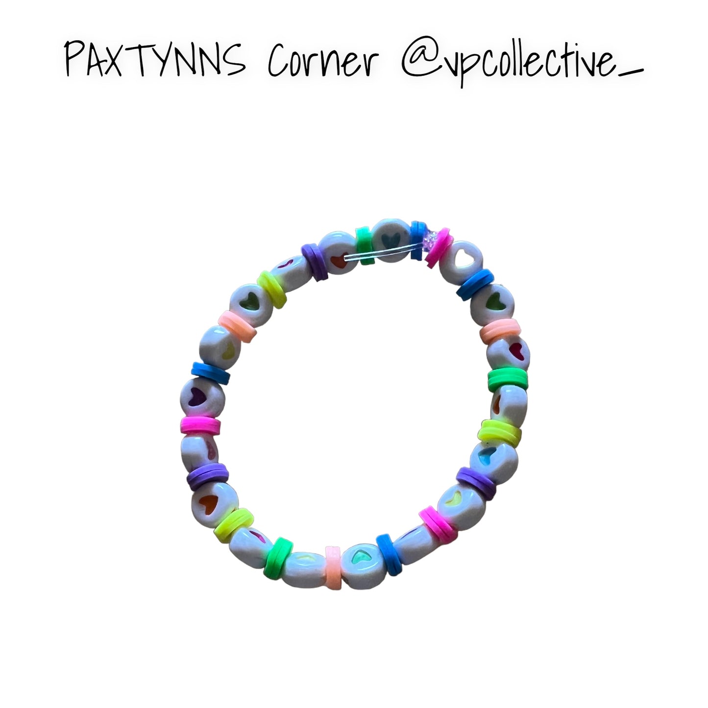 Rainbow Hearts Bracelet - PAXTYNNS CORNER