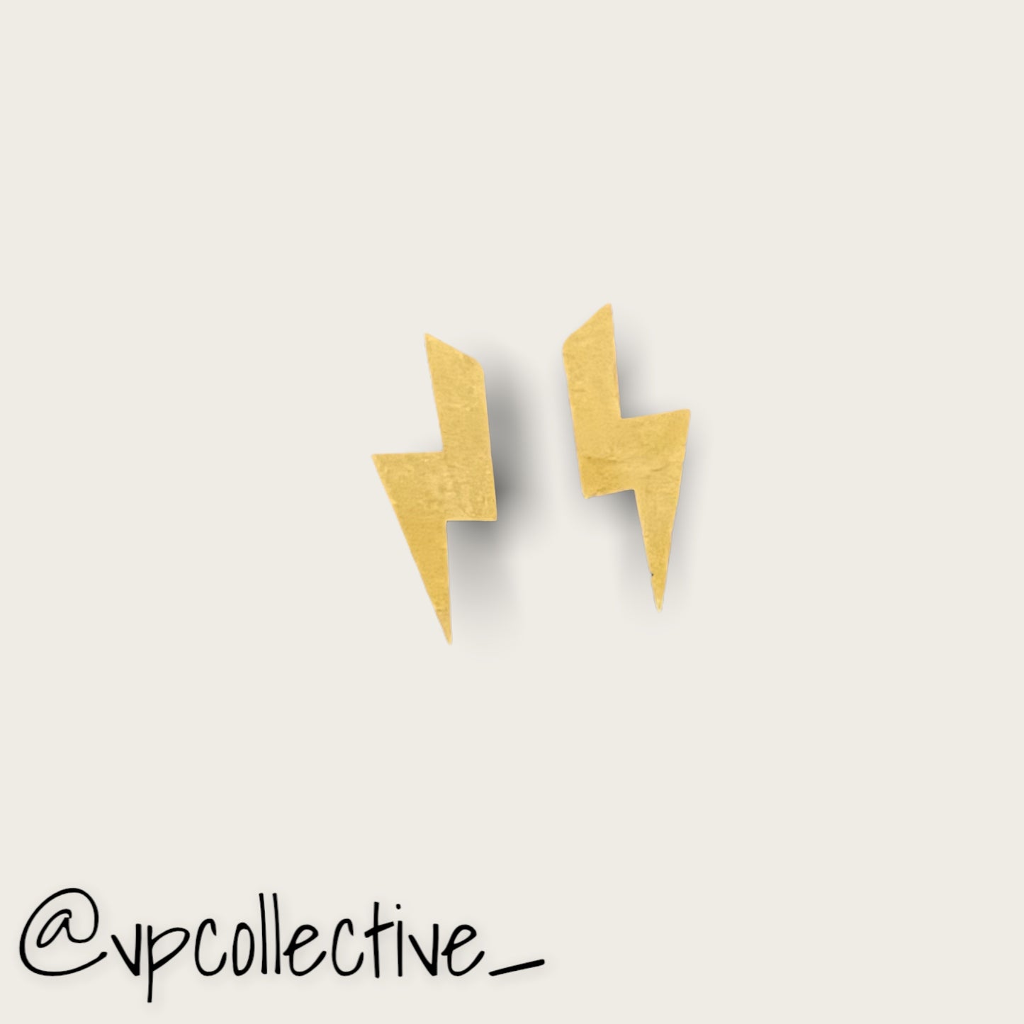 Lightening Bolt Earring Studs