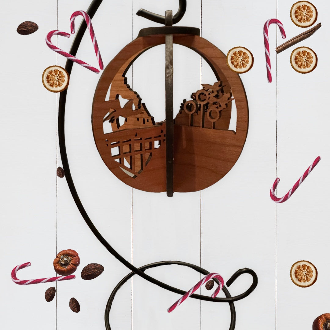 Hogwarts 3D Ornament - Cherry