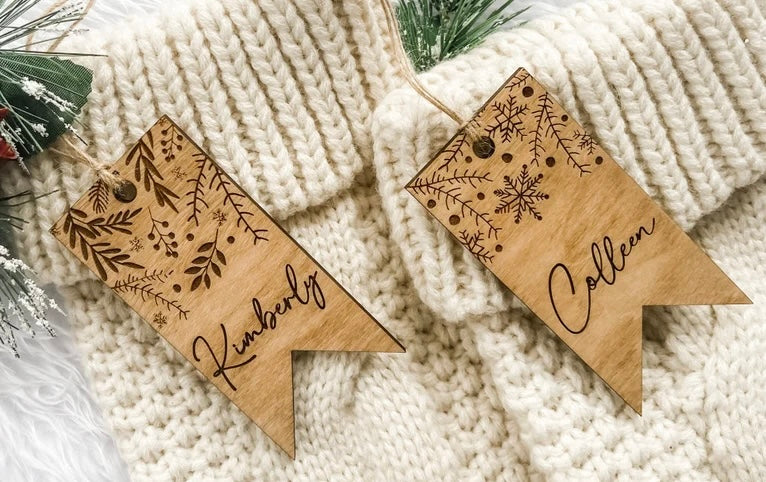 Customizable Banner Style Gift Tag