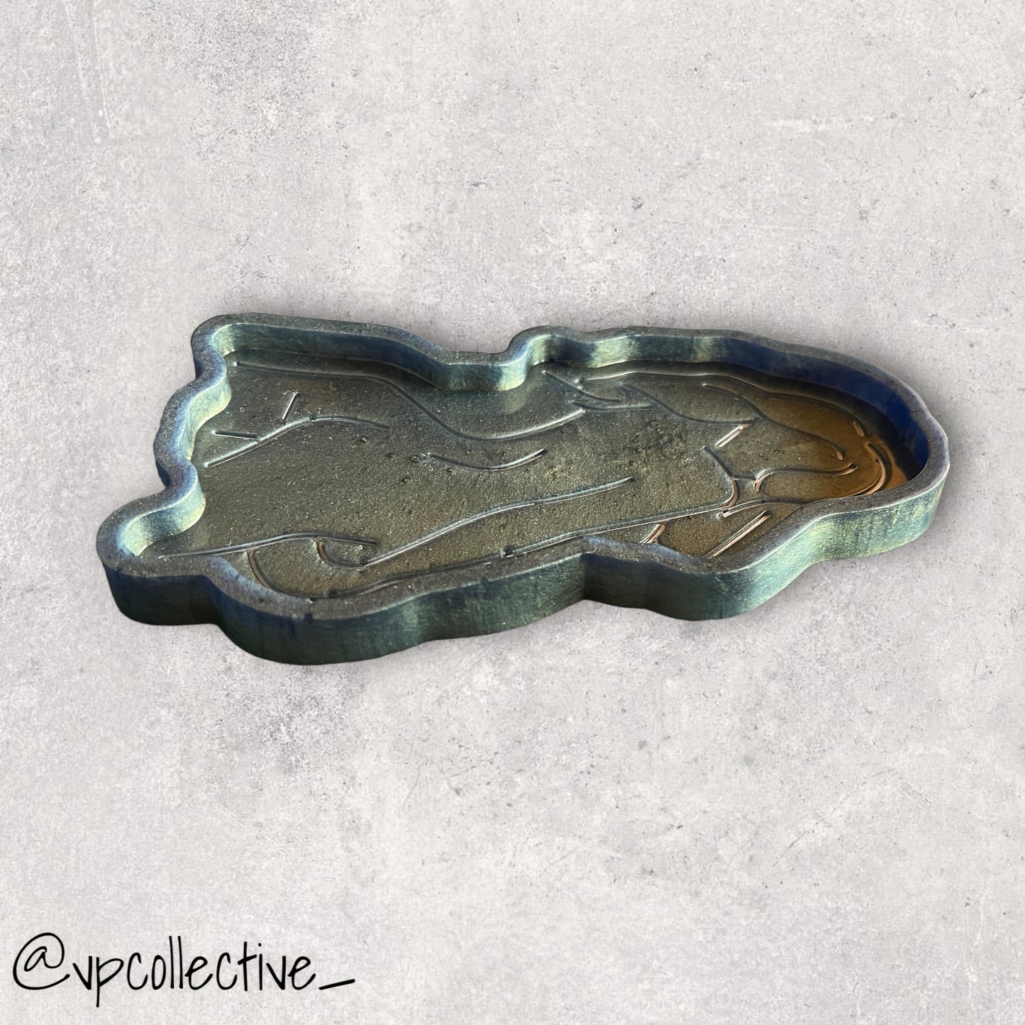 Beetle Blue Look Over The Shoulder Mini Tray