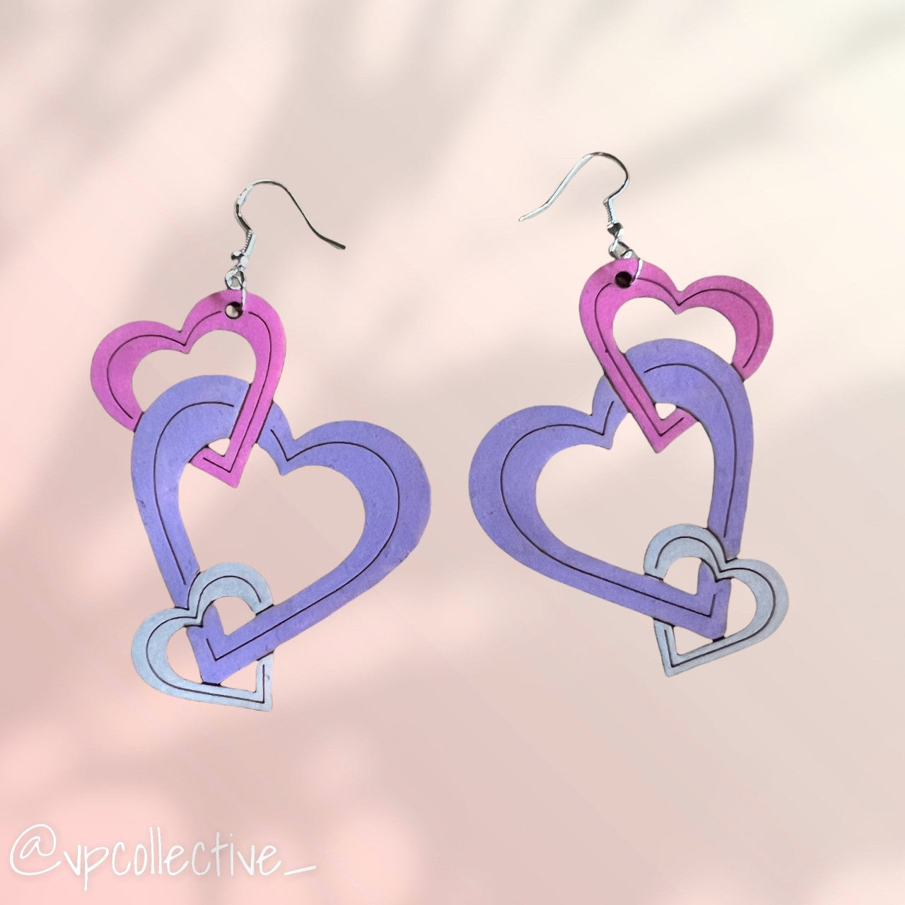 Interlocking Hearts Earrings