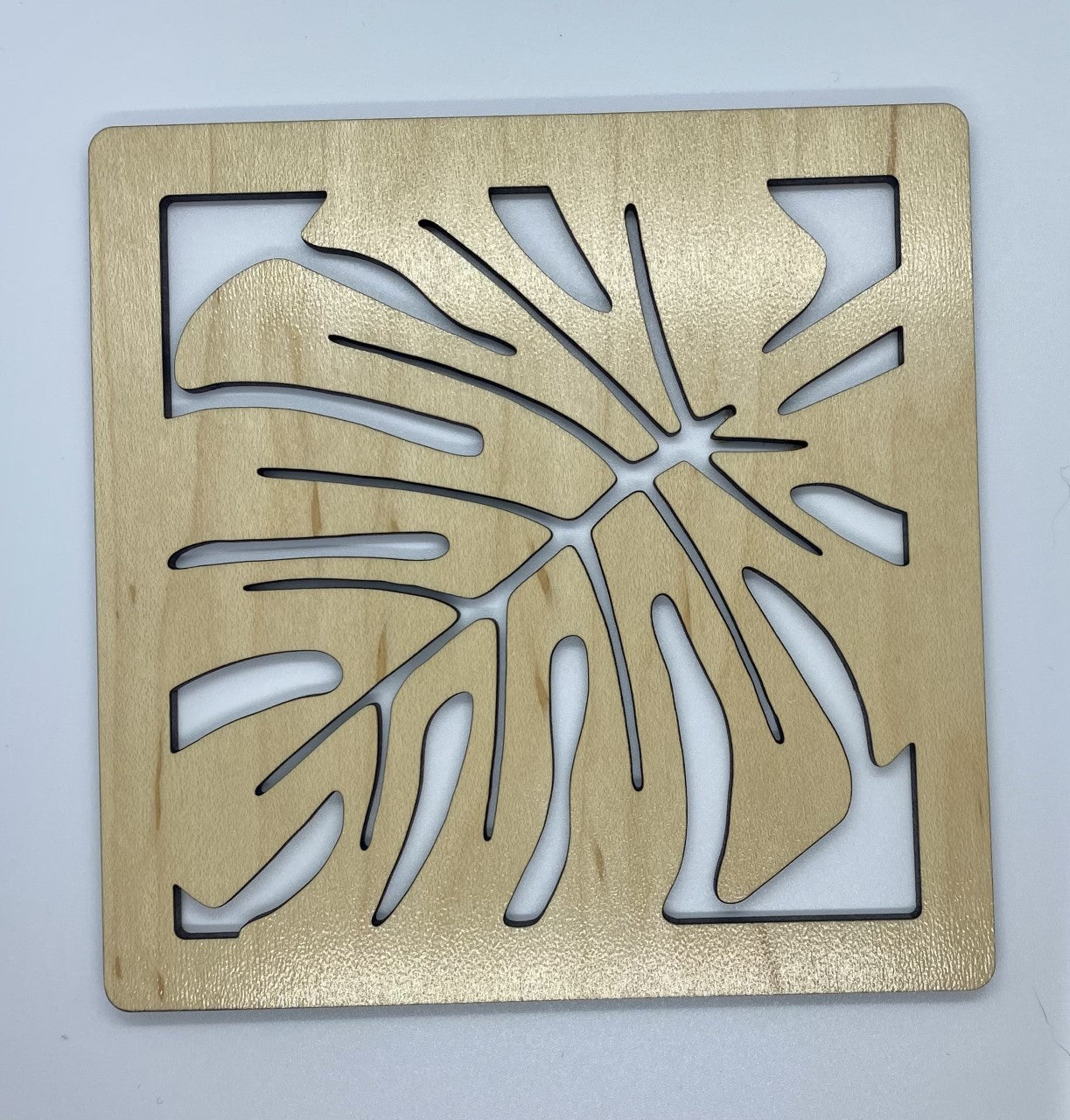 Square Monstera Trivet