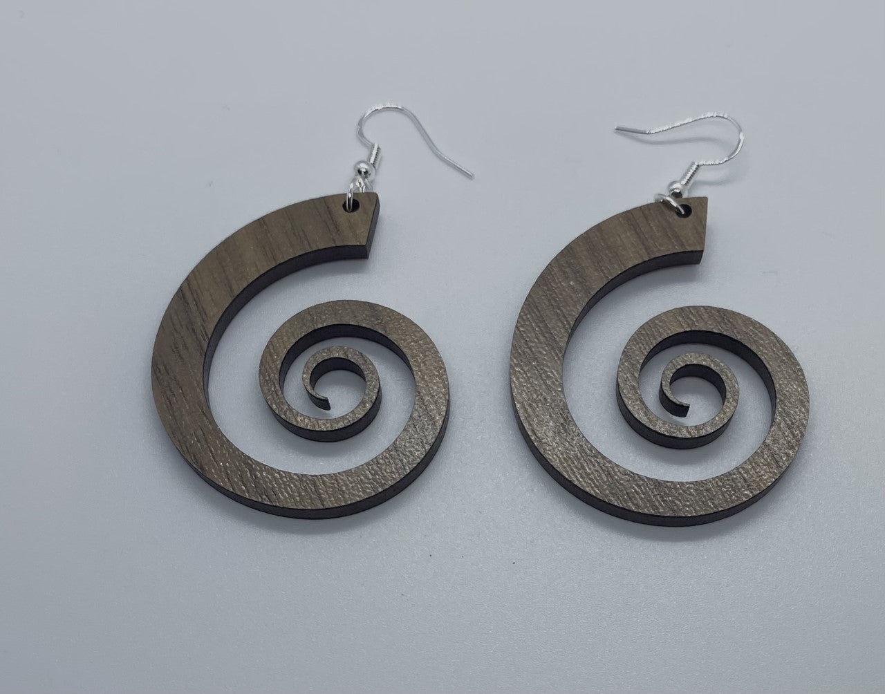 Nautilus Shell Shaped Dangle Earrings