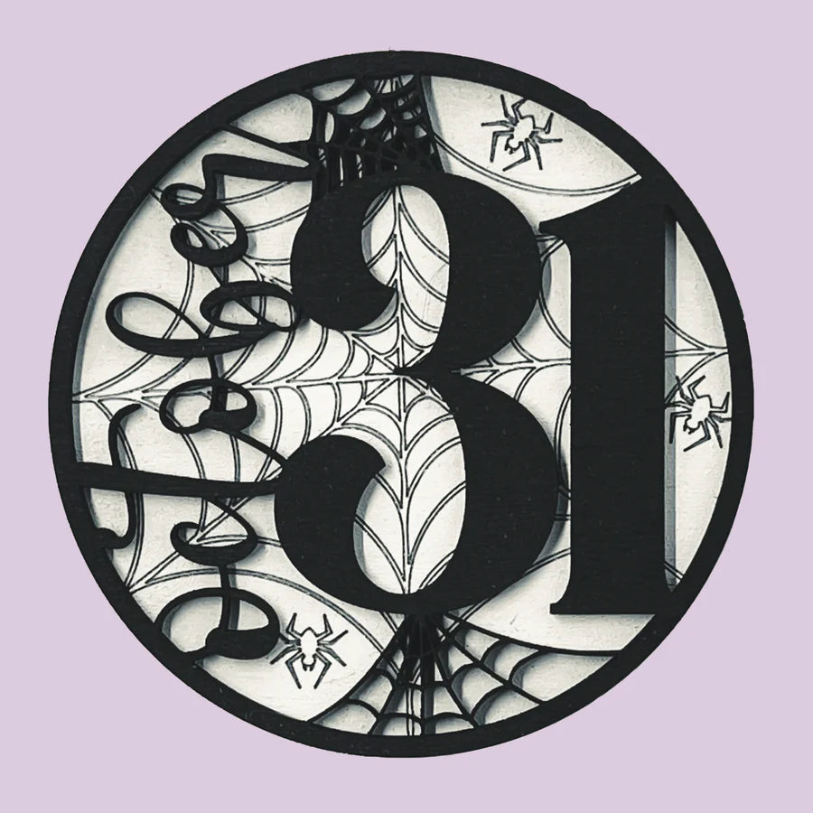 October 31st Mini Sign ** MADE TO ORDER **