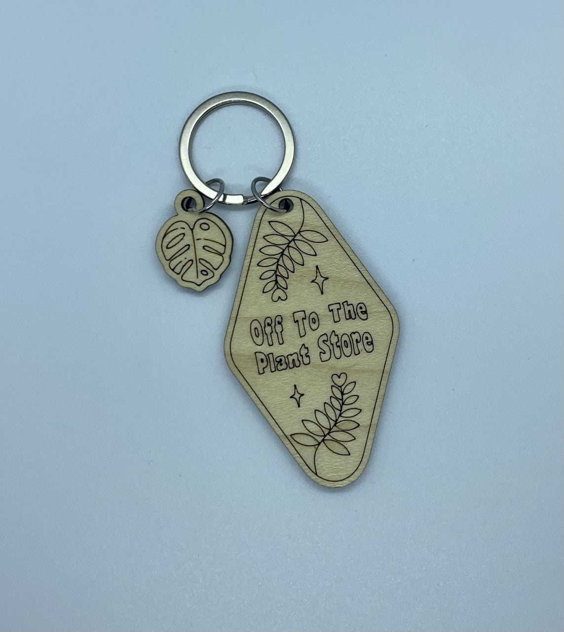 Off To The Plant Store Keychain