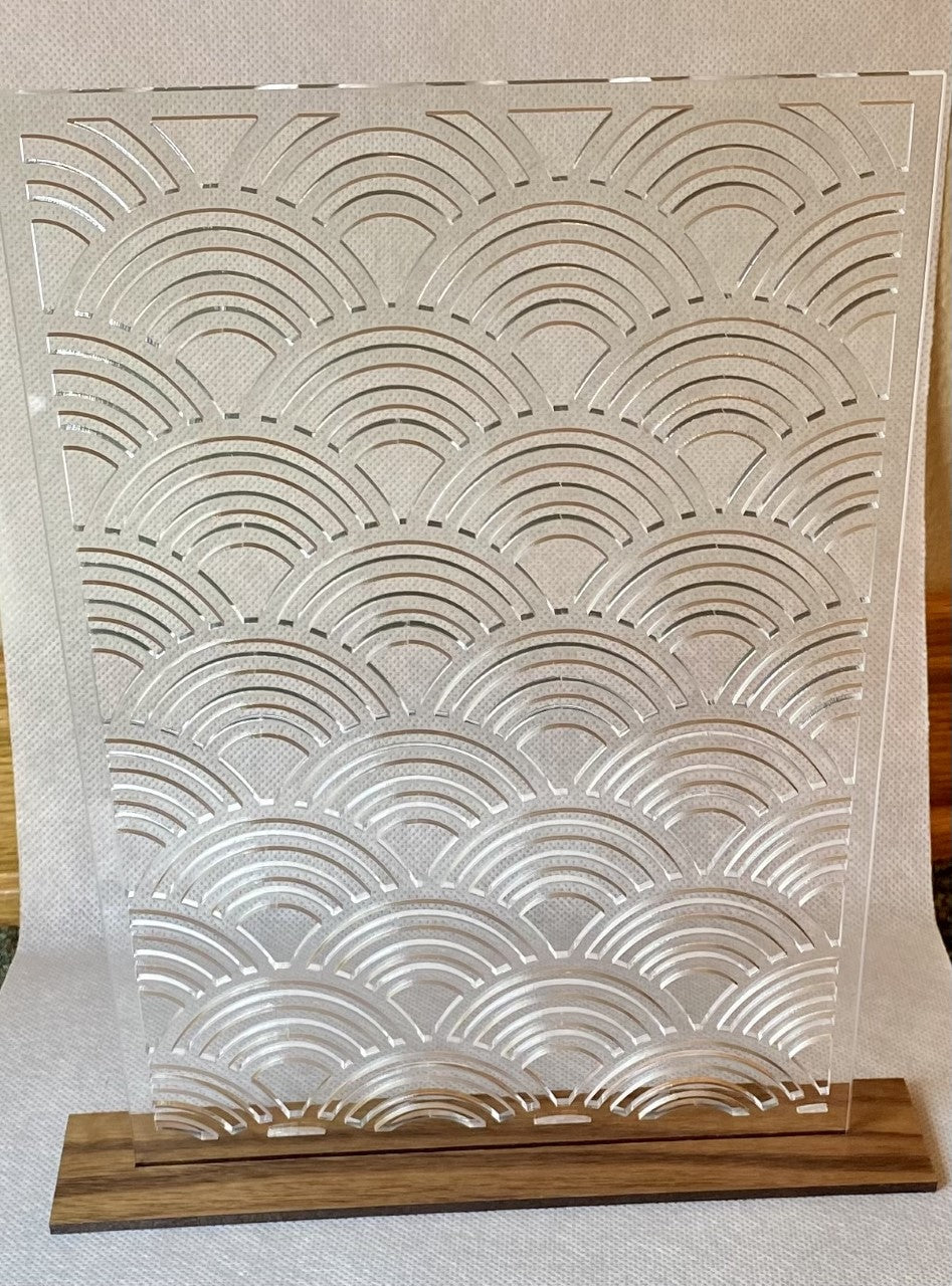 Scalloped Earring Stand