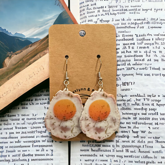 Fried Egg Earrings - Paxtynn & Pals