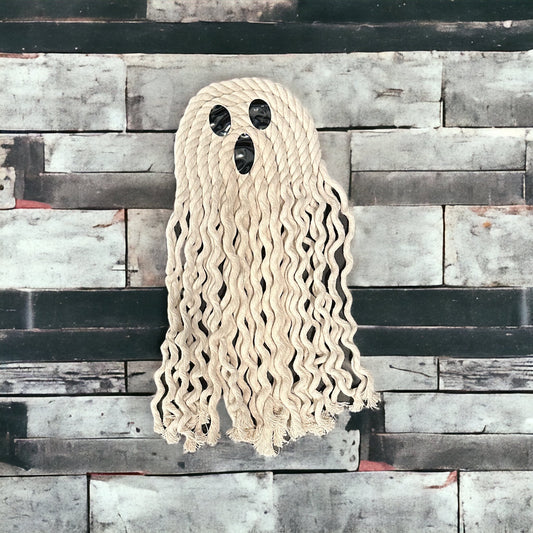 Macrame Ghost Wall Decoration