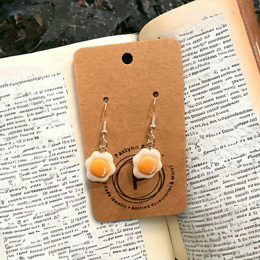 Mini Fried Egg Earrings - Paxtynn & Pals
