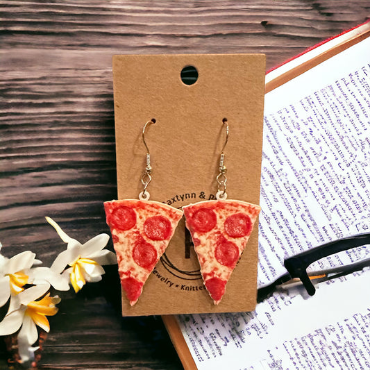 Pepperoni Pizza Earrings - Paxtynn & Pals