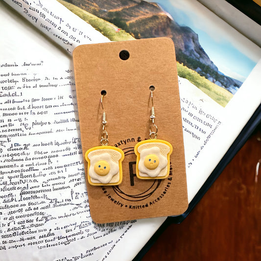 Egg Toast Earrings - Paxtynn & Pals