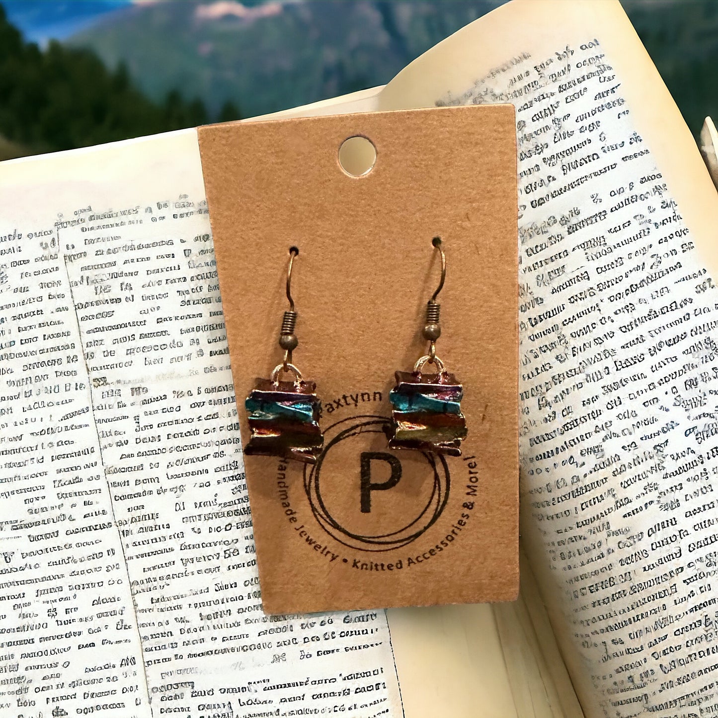Stack of Books Earrings - Paxtynn & Pals