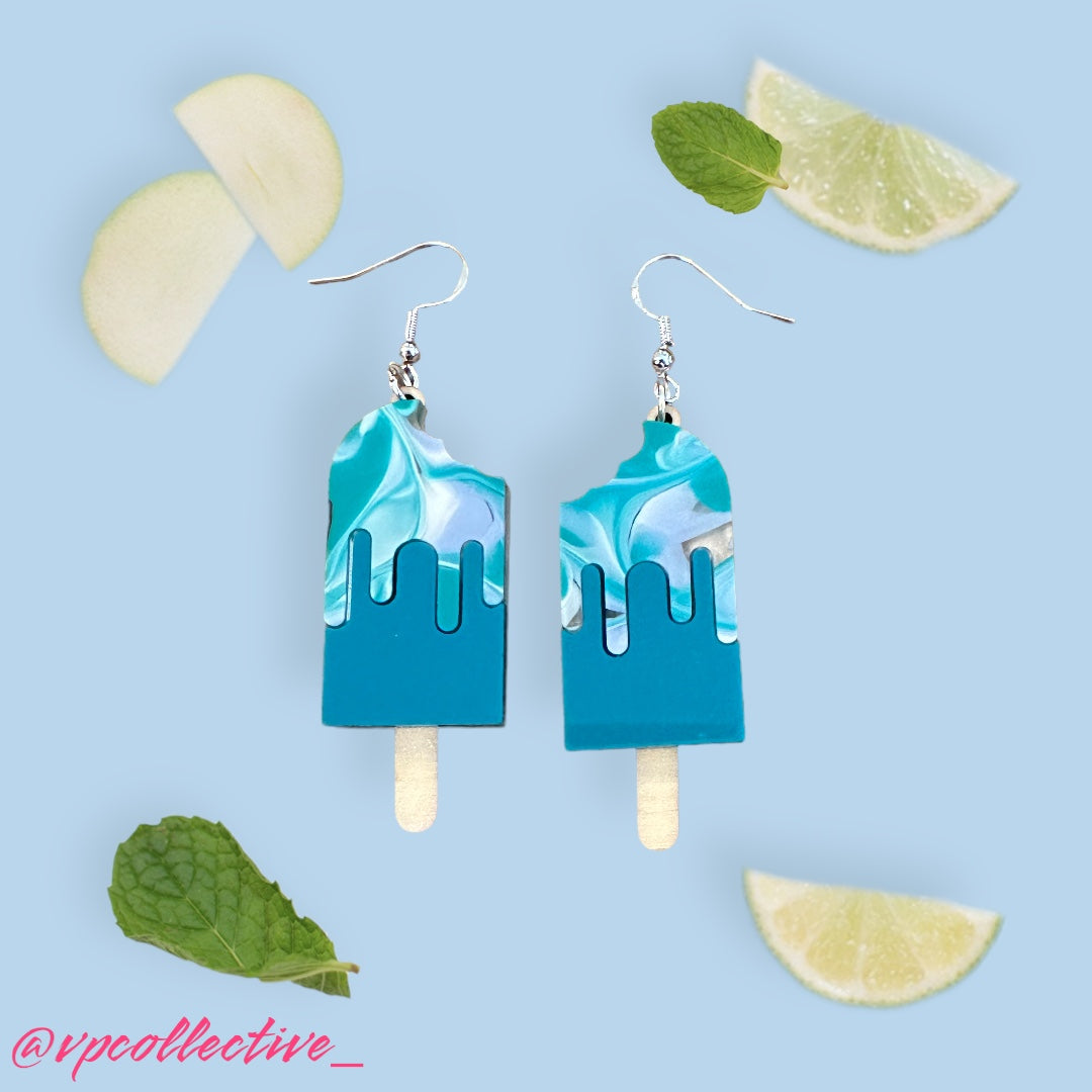 Melting Oceans Popsicle Dangle Earrings