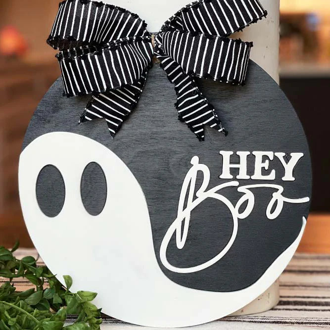 HEY BOO Layered Sign - Option 2 ** MADE TO ORDER **